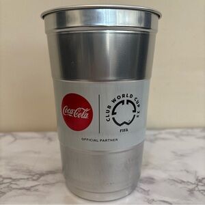 Coca Cola Silver Drinkware Tumbler Insulated